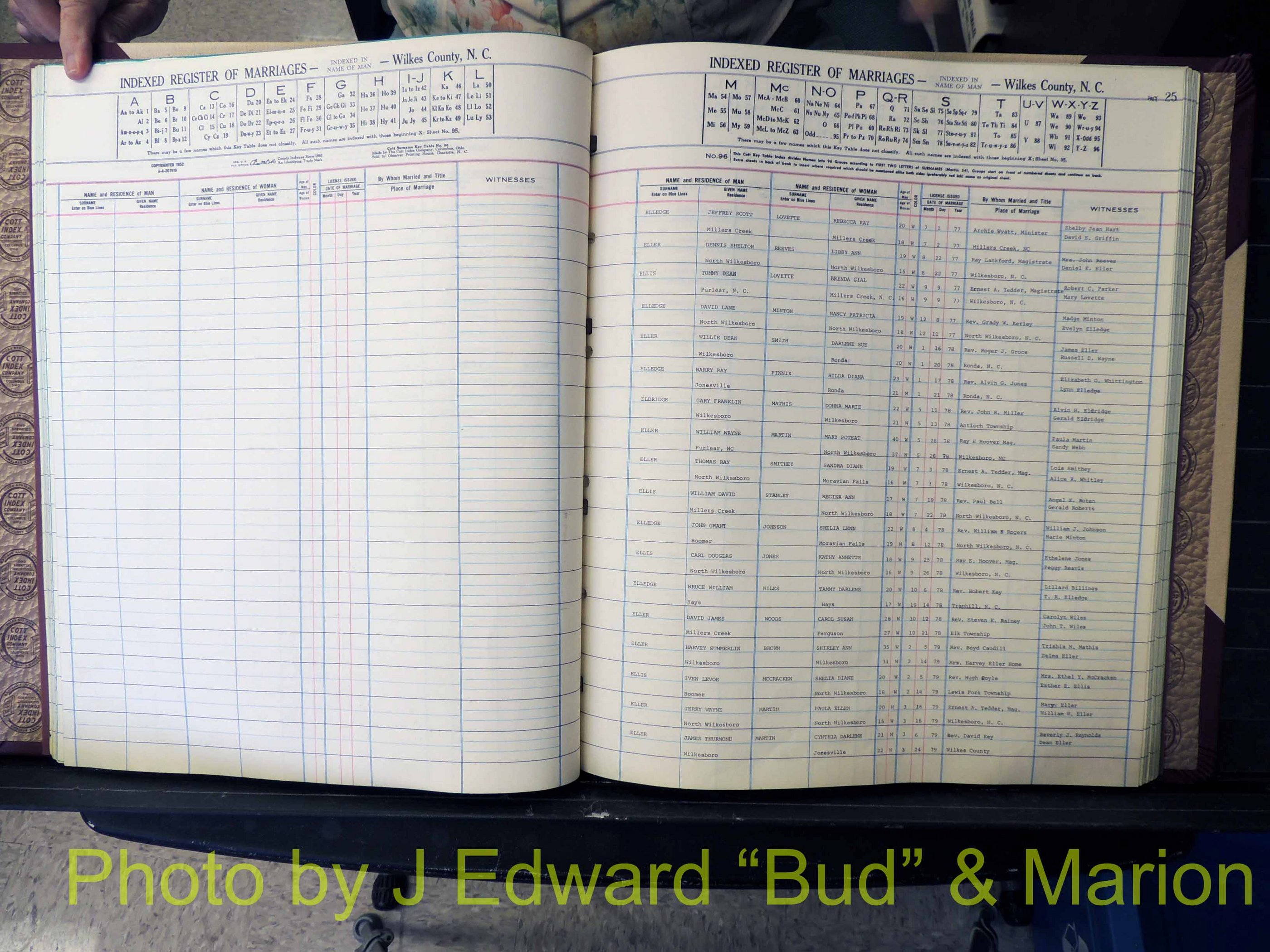 Wilkes Co, NC, Marriage Book 8, 1977-1978 (125).JPG