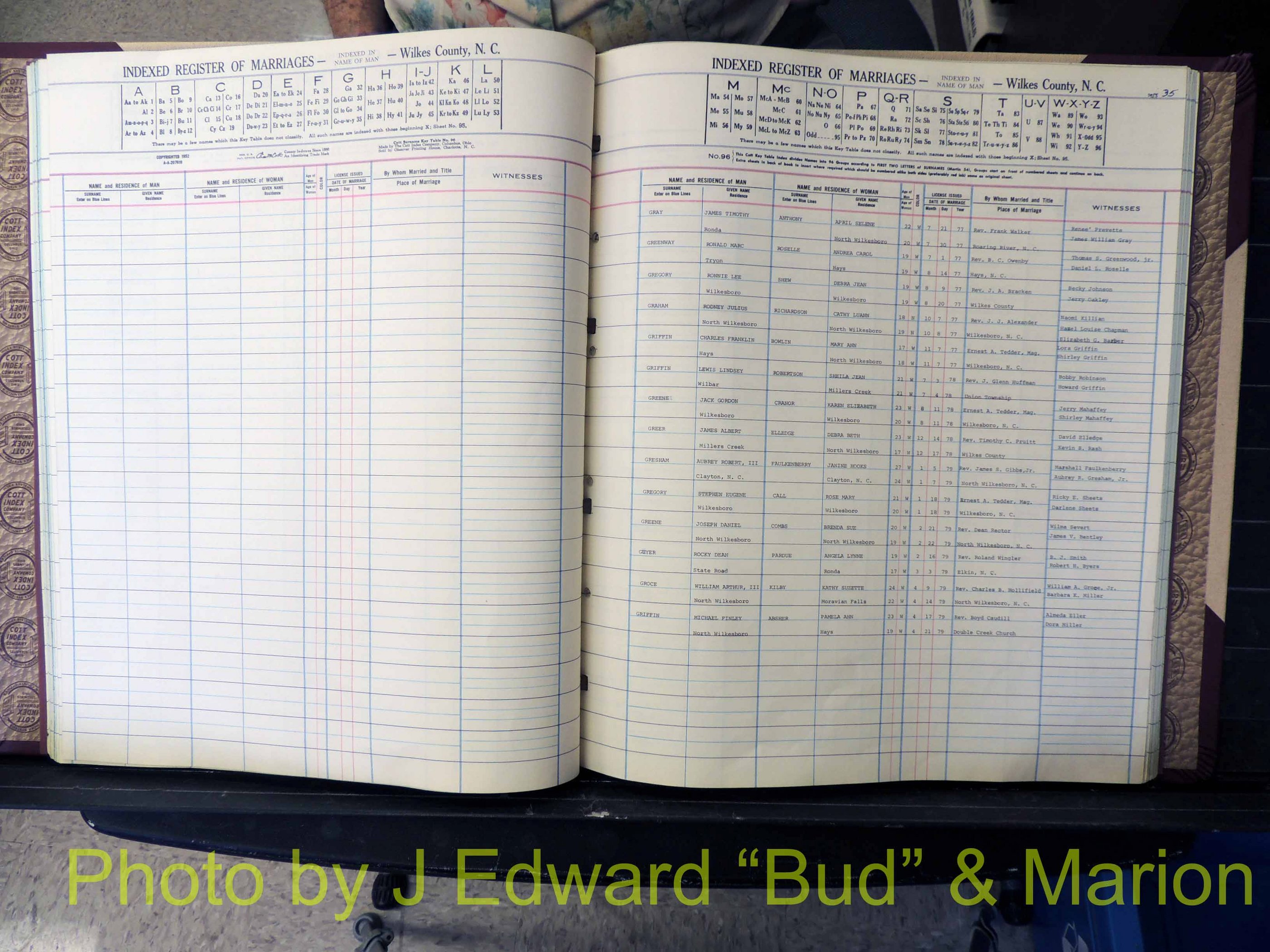Wilkes Co, NC, Marriage Book 8, 1977-1978 (134).JPG