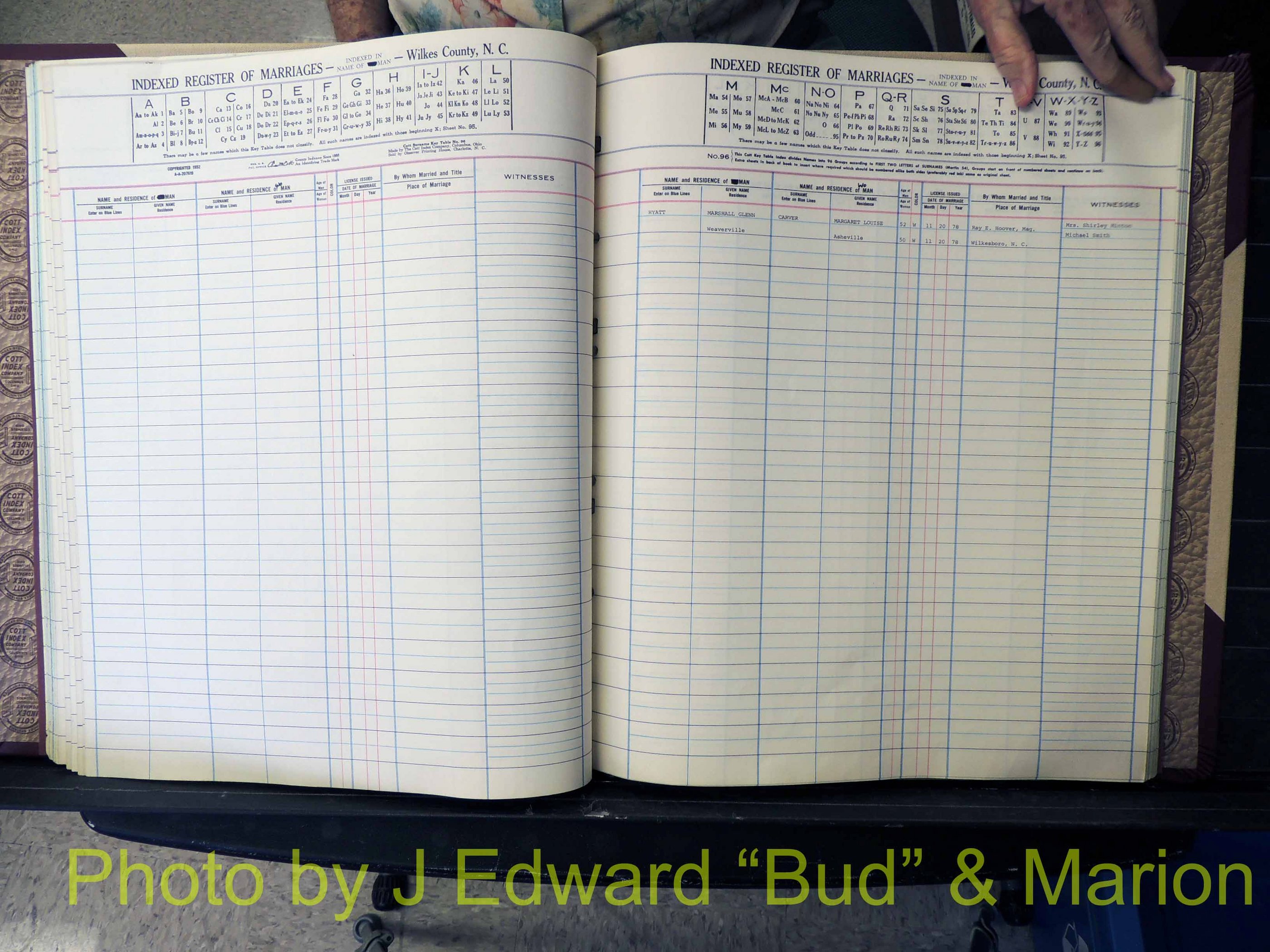 Wilkes Co, NC, Marriage Book 8, 1977-1978 (141).JPG