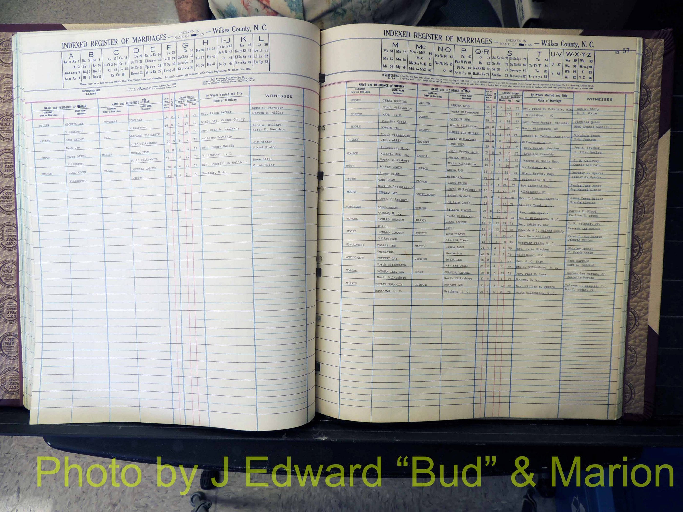 Wilkes Co, NC, Marriage Book 8, 1977-1978 (156).JPG