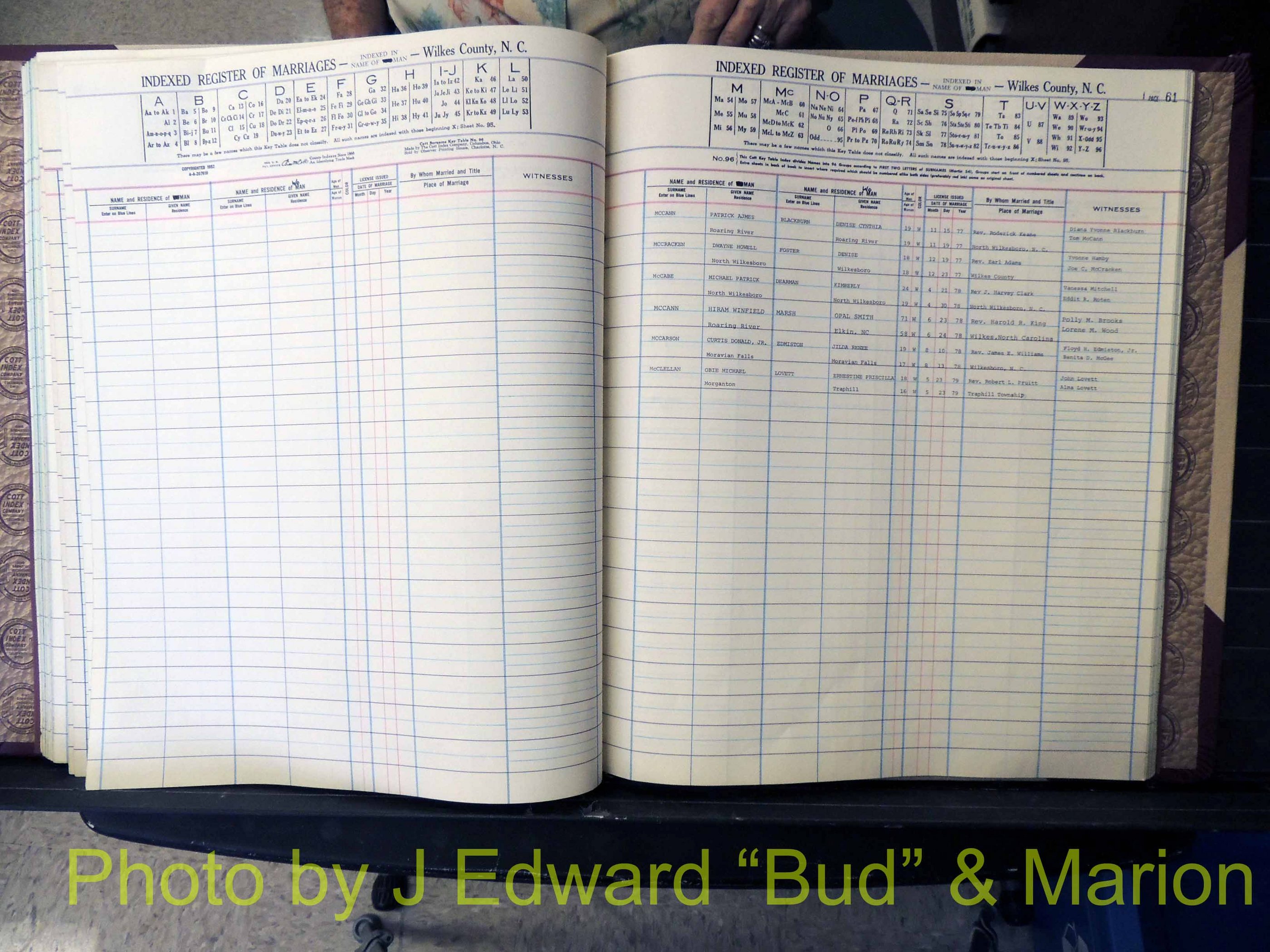 Wilkes Co, NC, Marriage Book 8, 1977-1978 (159).JPG