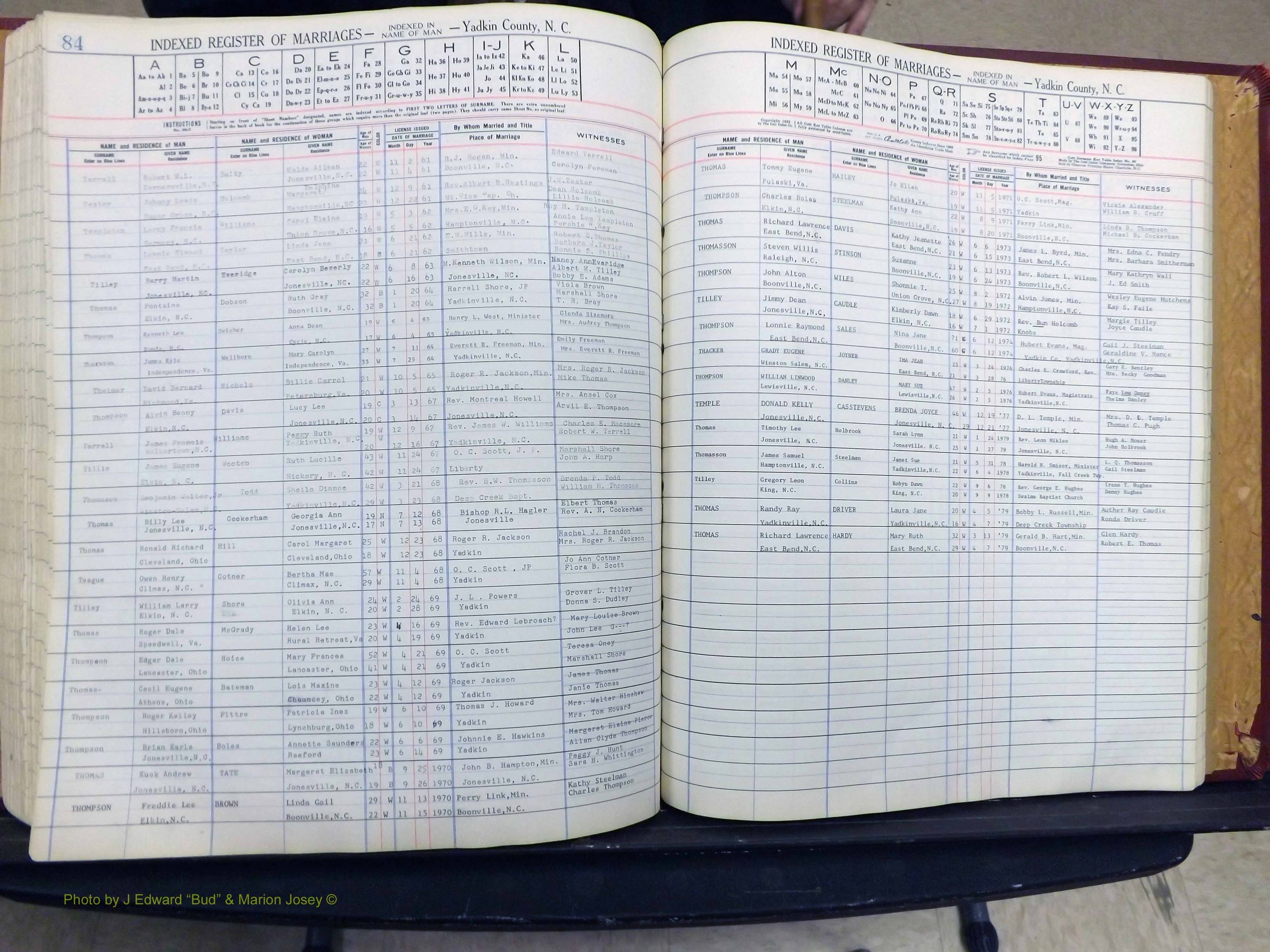 Yadkin Co, NC, Marriage Book 6, 1944-1979 (279).JPG