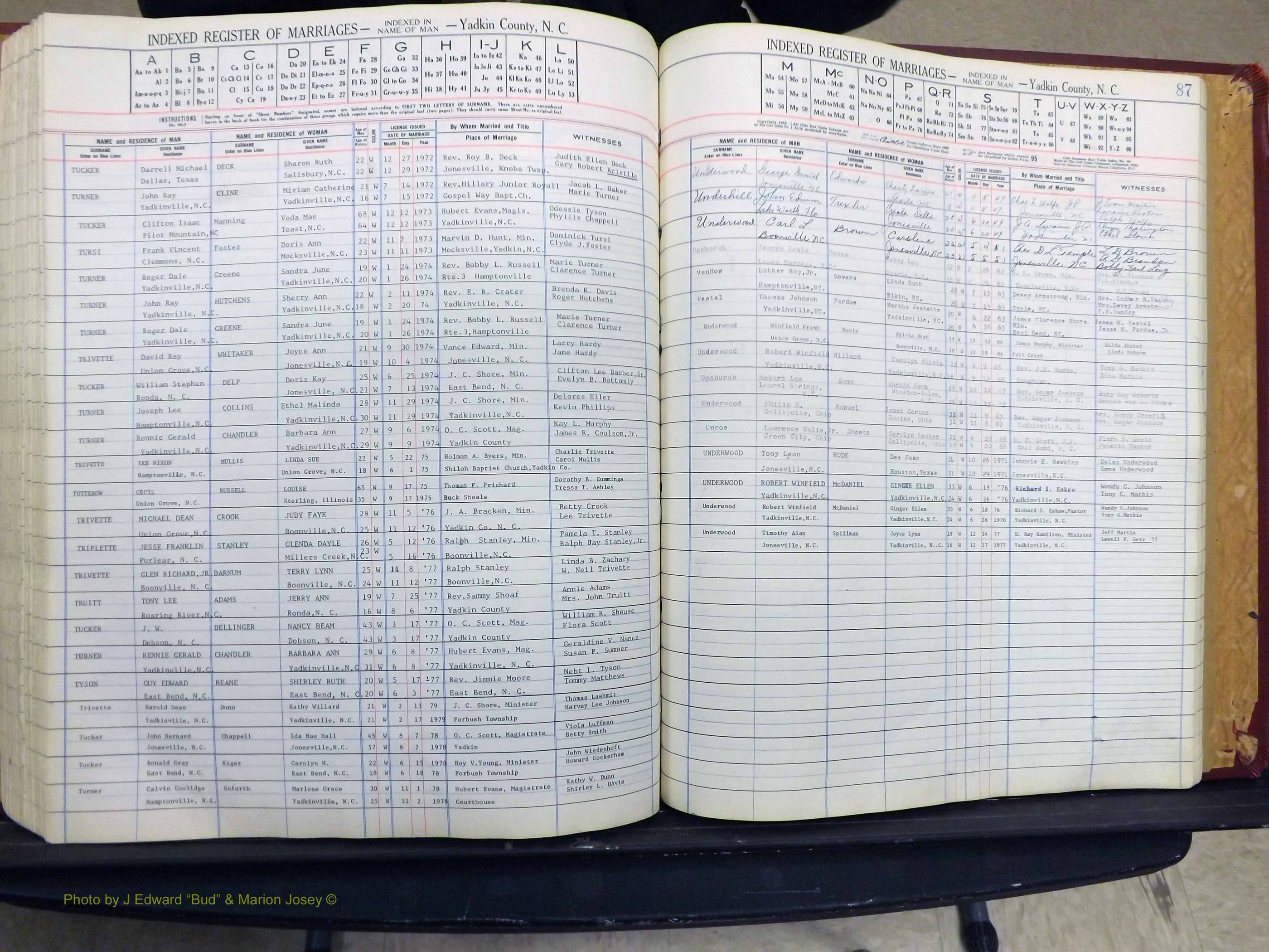 Yadkin Co, NC, Marriage Book 6, 1944-1979 (283).JPG