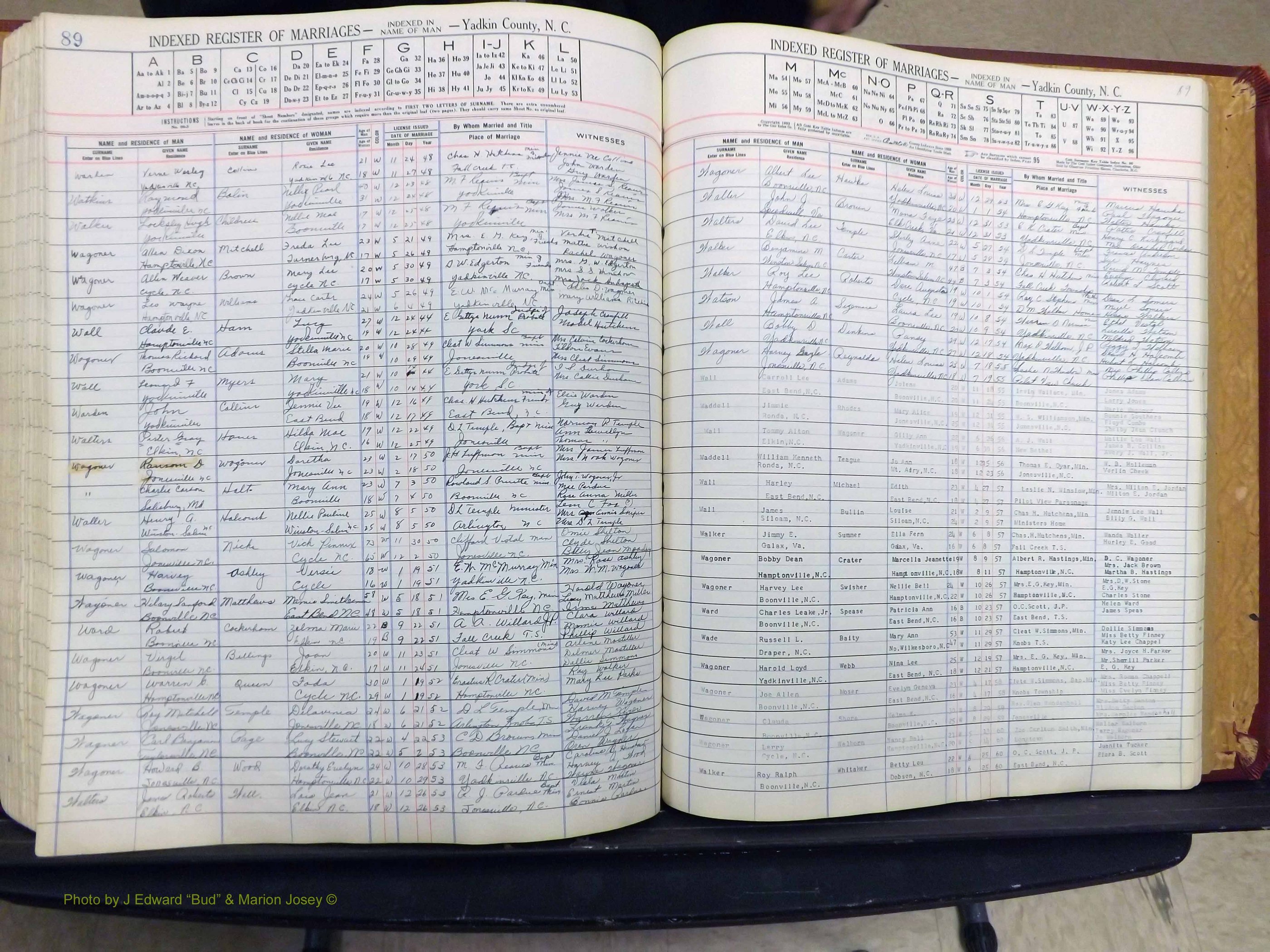 Yadkin Co, NC, Marriage Book 6, 1944-1979 (288).JPG