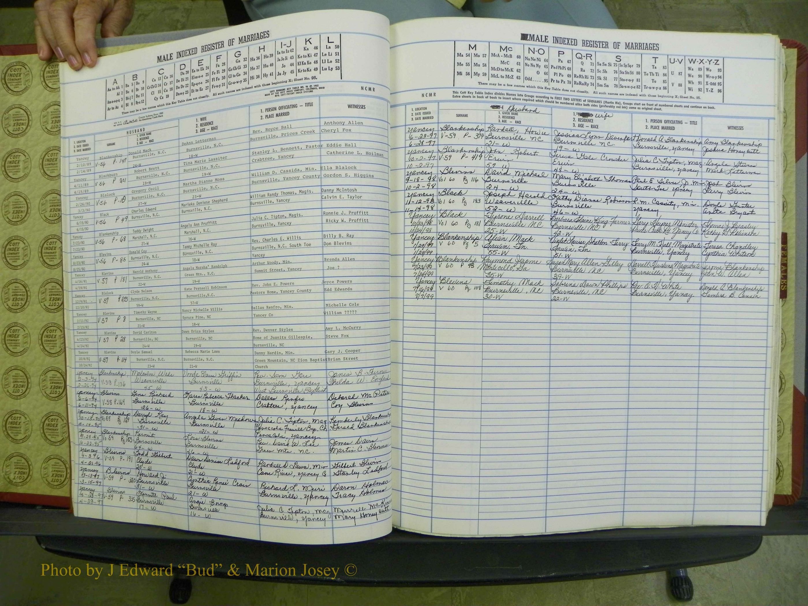 Yancey Co, NC Marriages, 1979-1999, A-Z (15).JPG