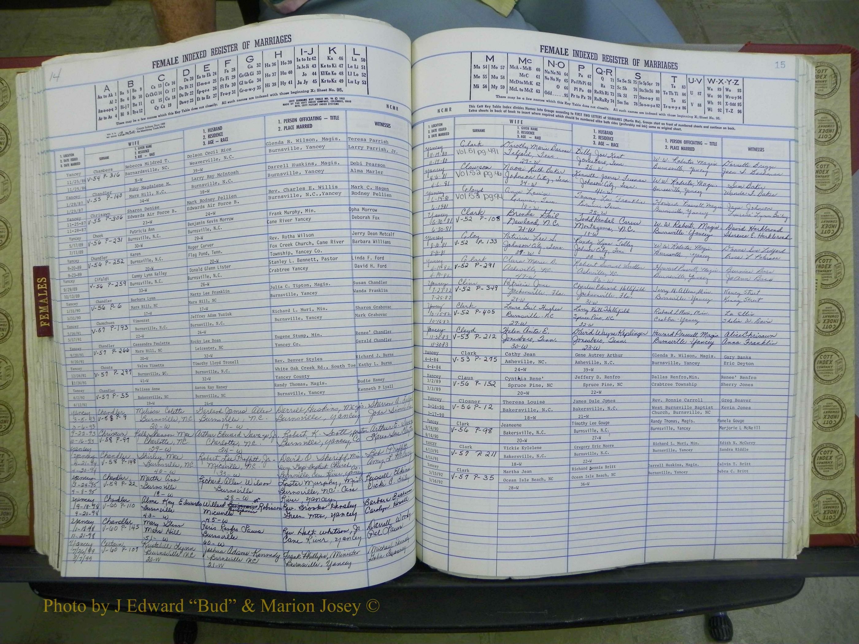 Yancey Co, NC Marriages, 1979-1999, A-Z (184).JPG