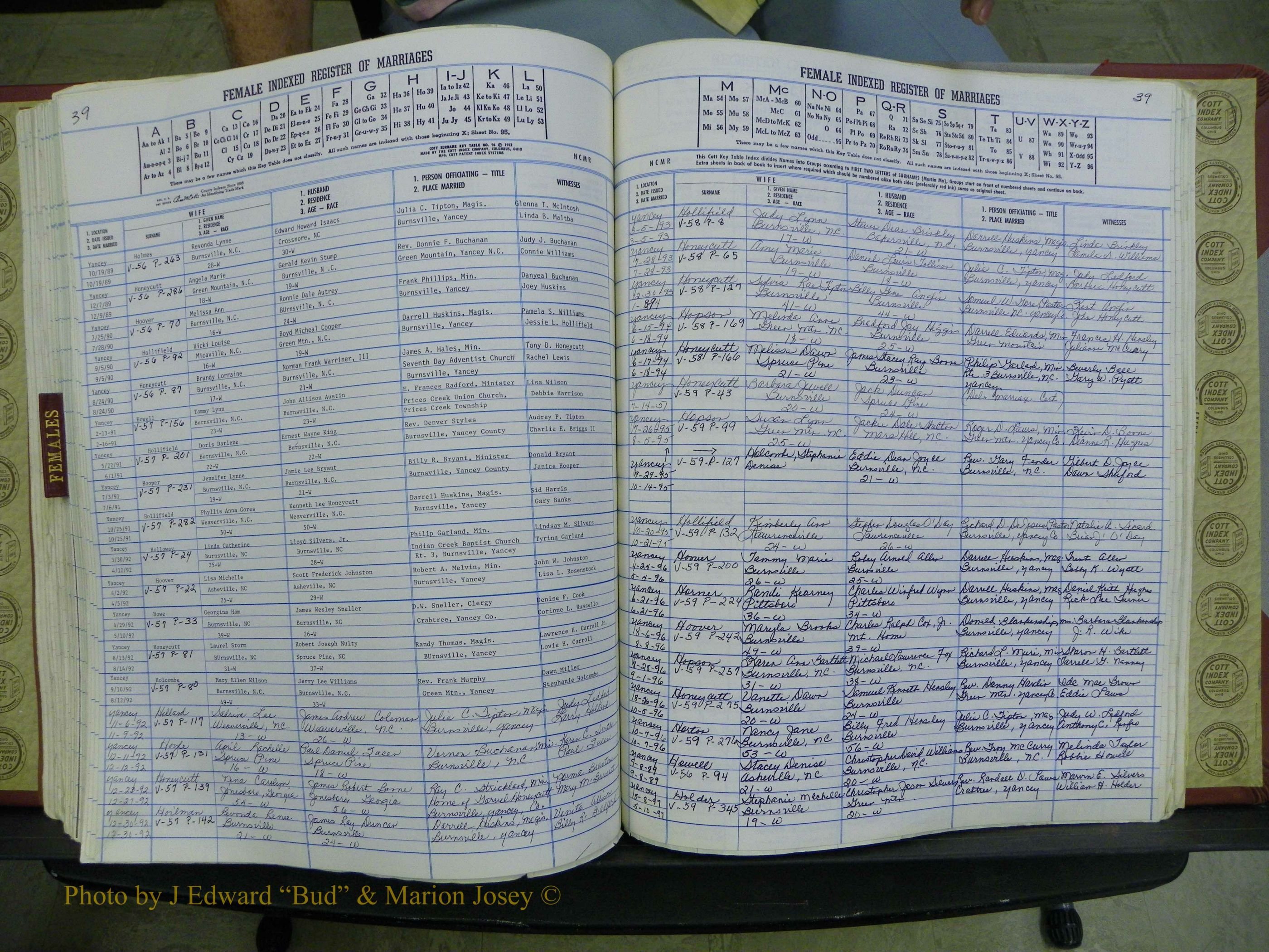 Yancey Co, NC Marriages, 1979-1999, A-Z (221).JPG