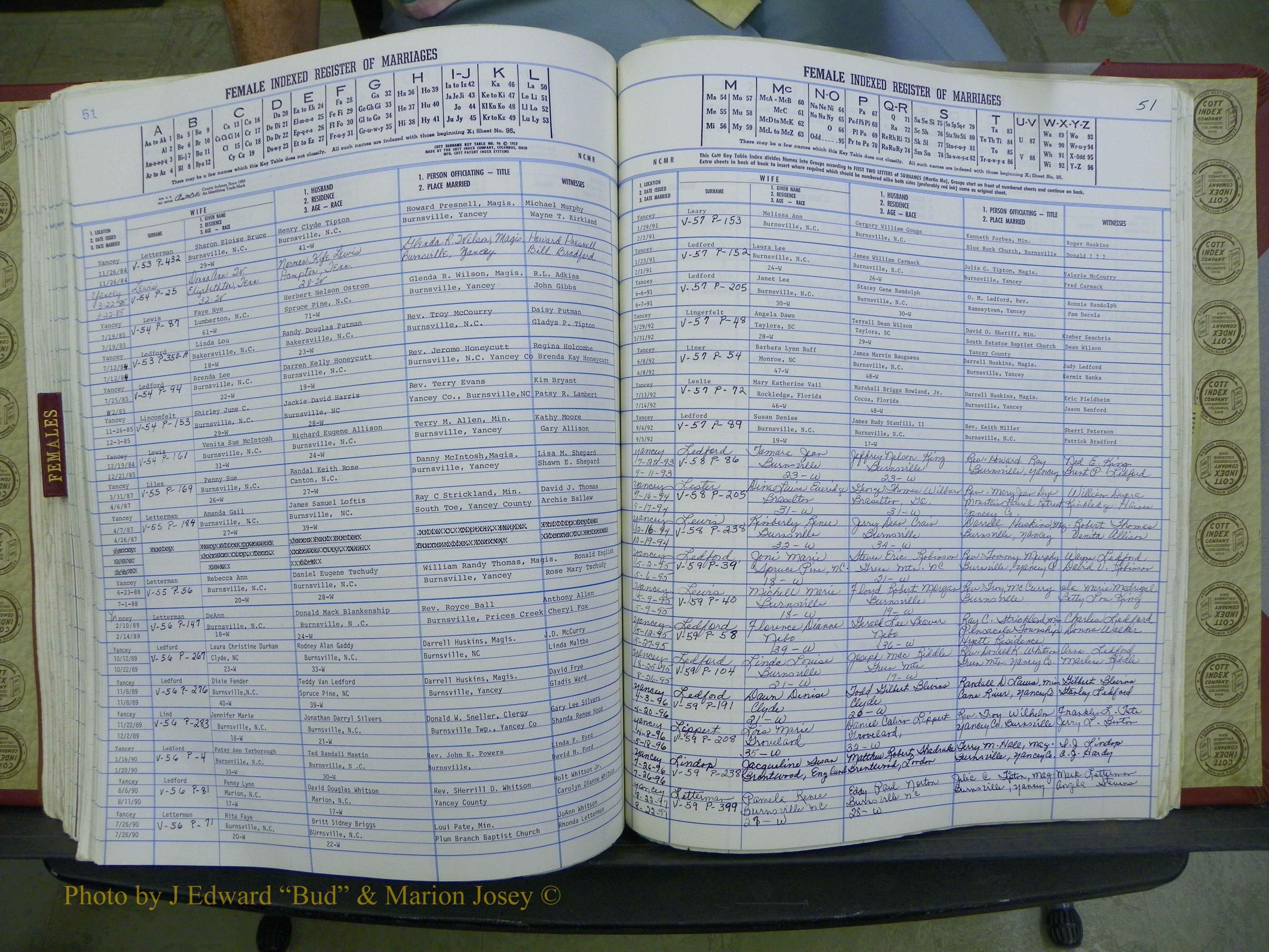 Yancey Co, NC Marriages, 1979-1999, A-Z (238).JPG