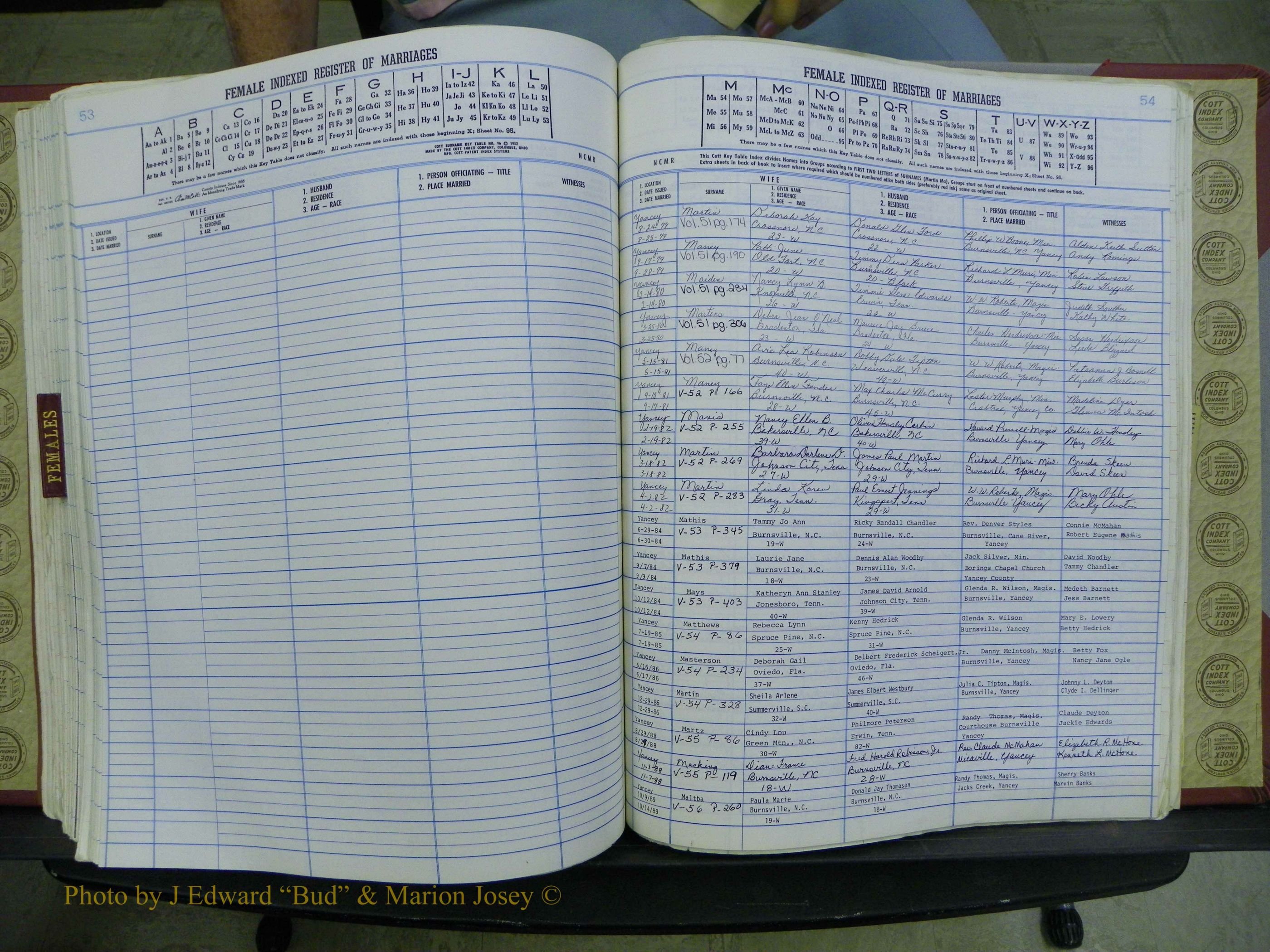 Yancey Co, NC Marriages, 1979-1999, A-Z (241).JPG