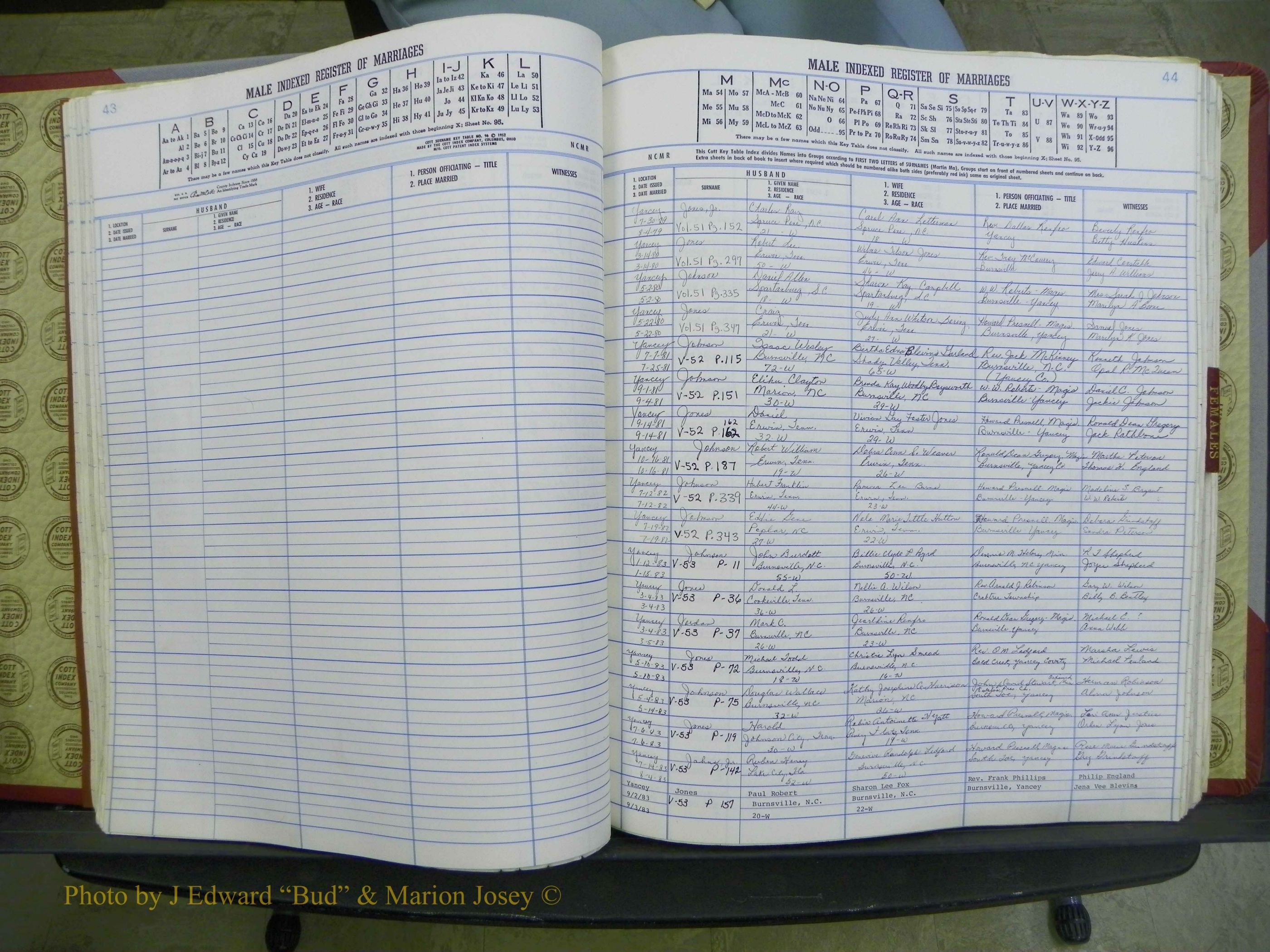 Yancey Co, NC Marriages, 1979-1999, A-Z (72).JPG