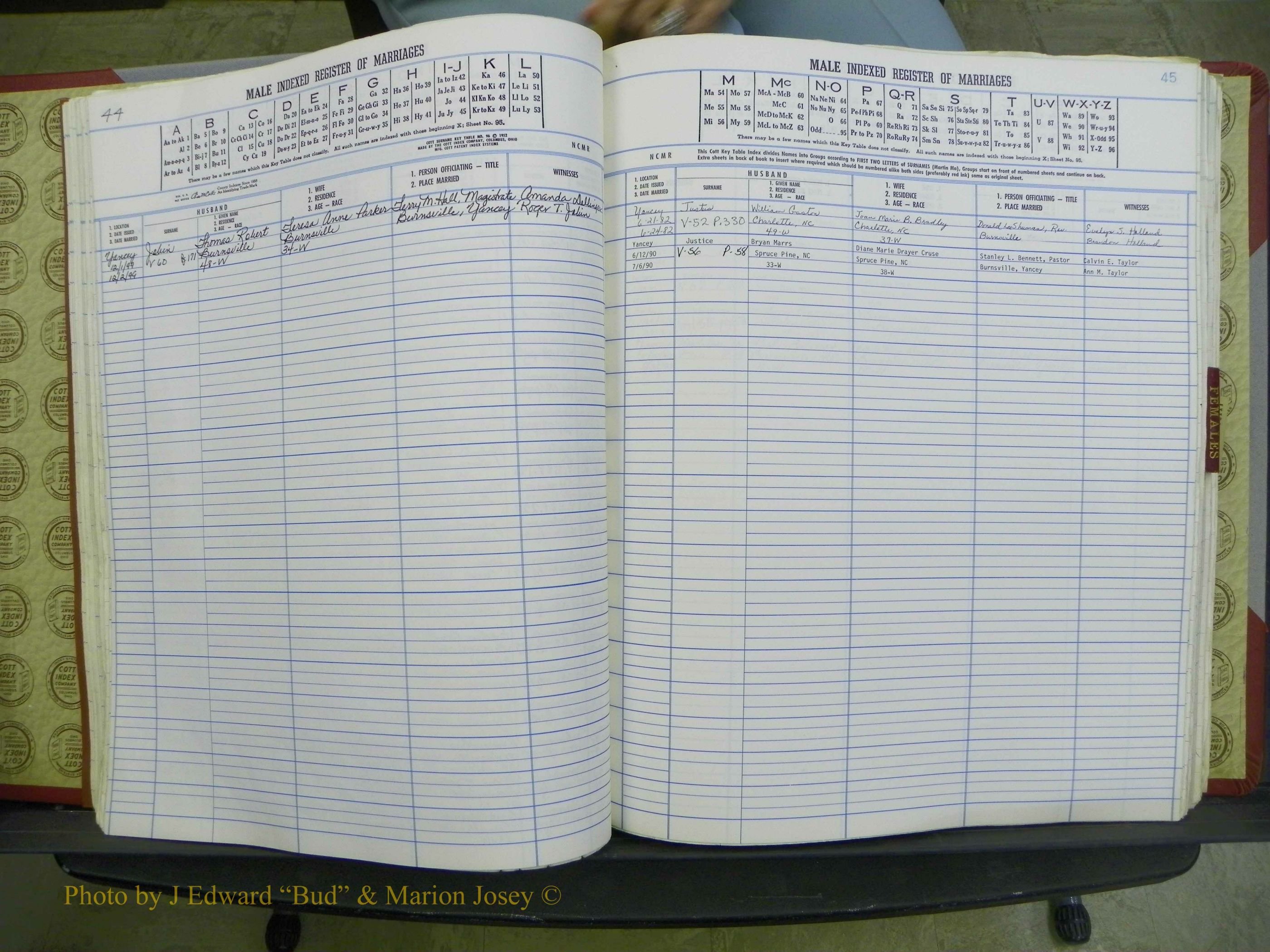 Yancey Co, NC Marriages, 1979-1999, A-Z (75).JPG